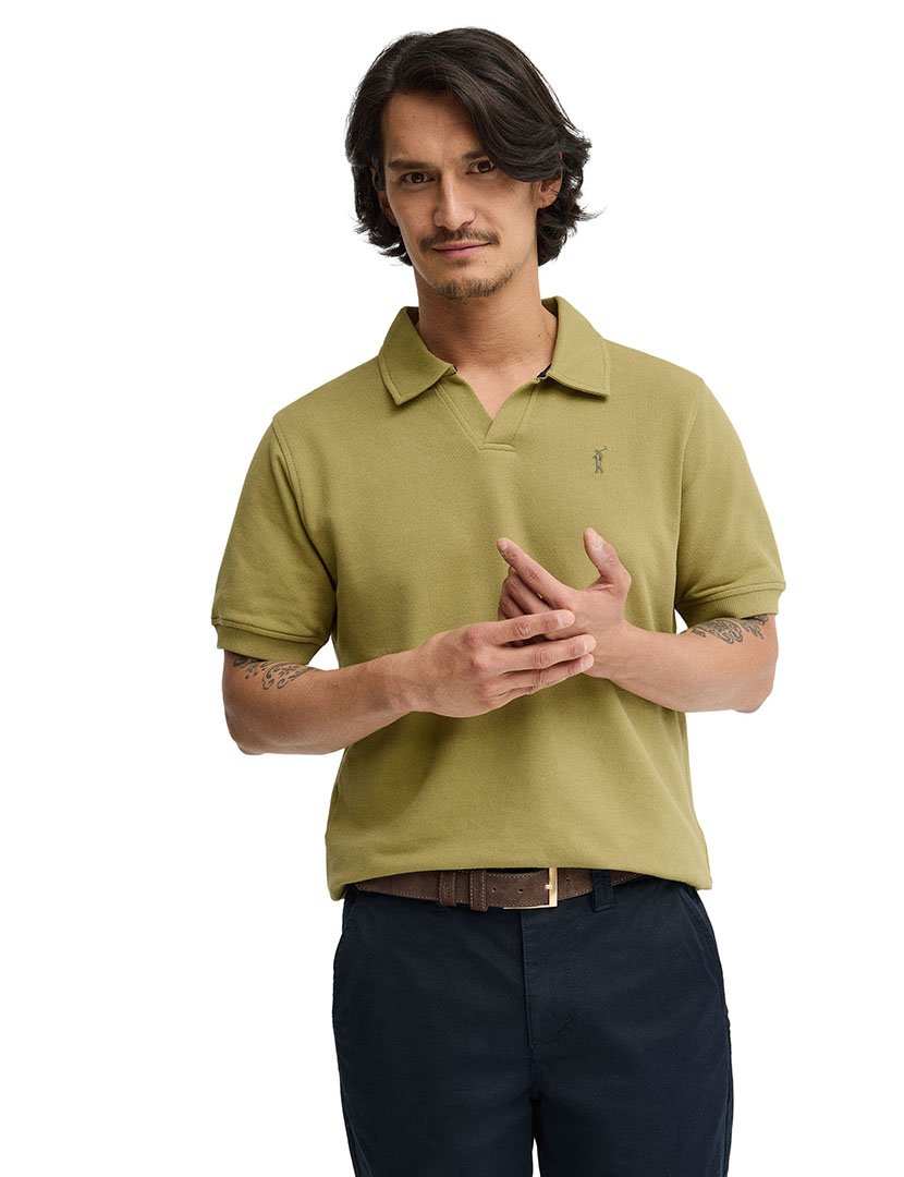 Pólo Regular Fit Verde