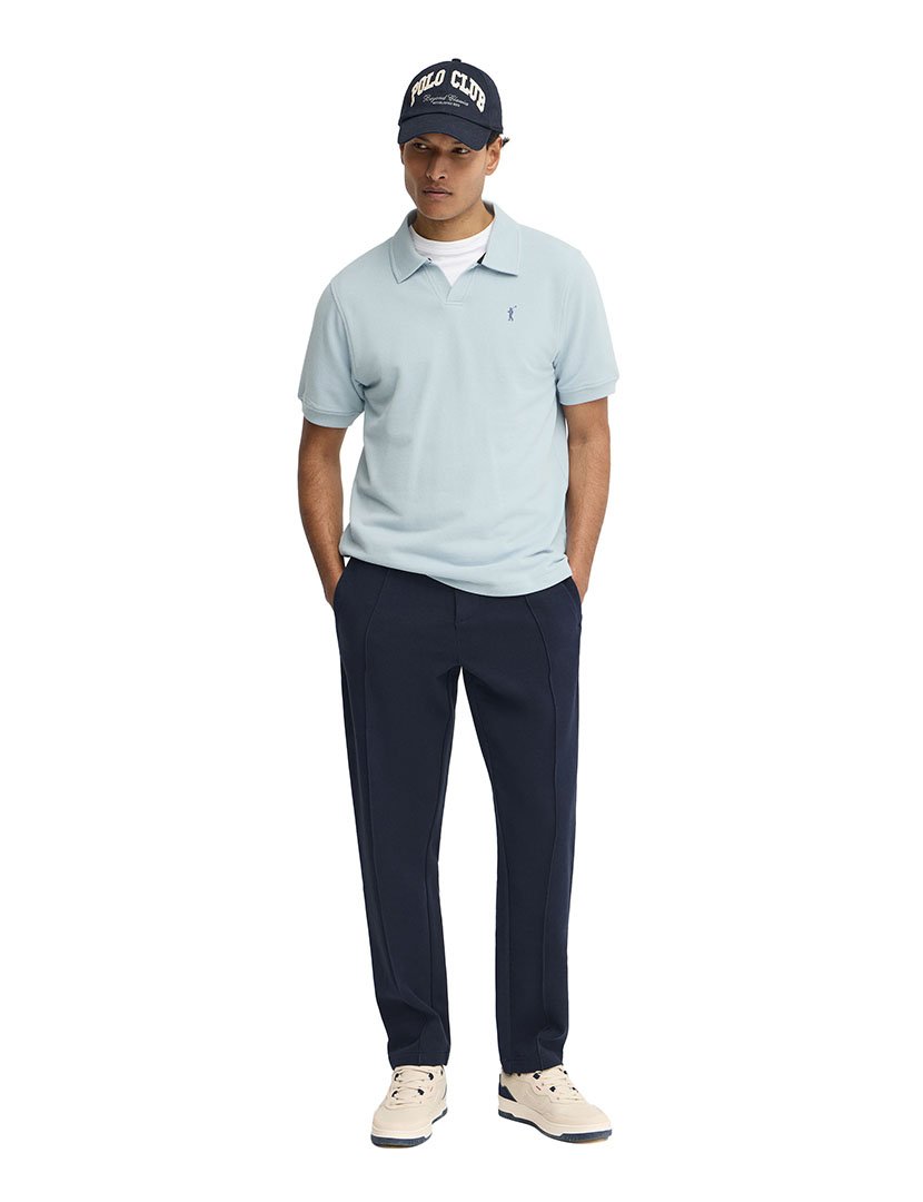 Pólo Regular Fit Azul Claro