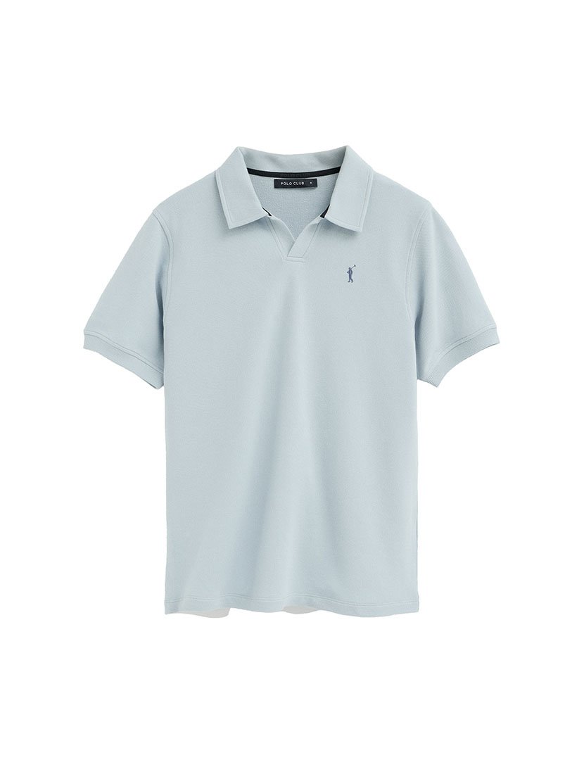 Pólo Regular Fit Azul Claro