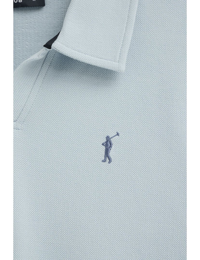 Pólo Regular Fit Azul Claro
