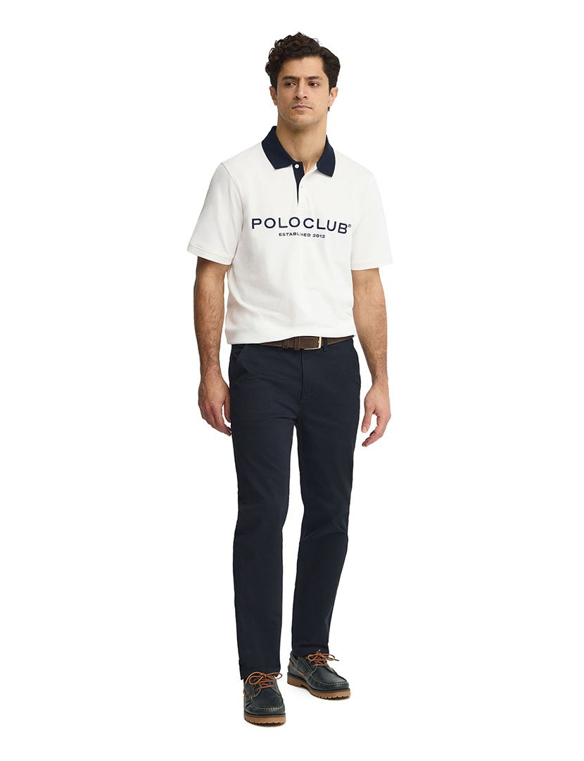 Pólo Loose Fit Branco