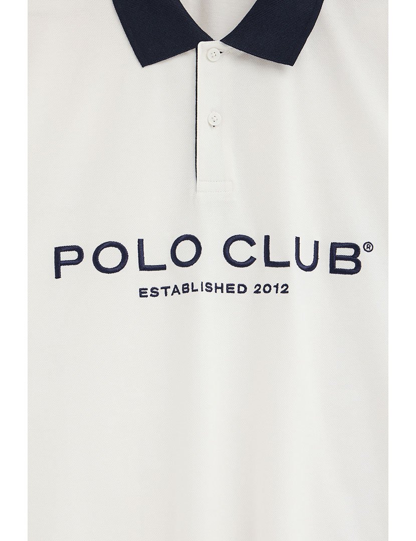 Pólo Loose Fit Branco
