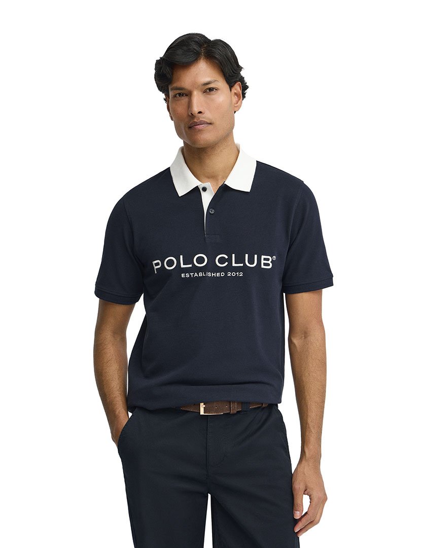 Pólo Loose Fit Azul