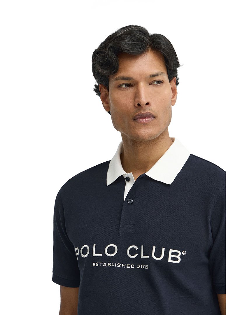 Pólo Loose Fit Azul