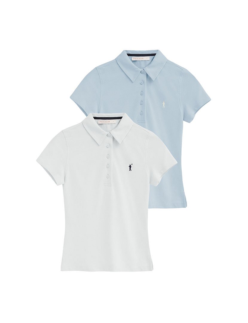 Pack 2 Pólos Slim Fit Multicor