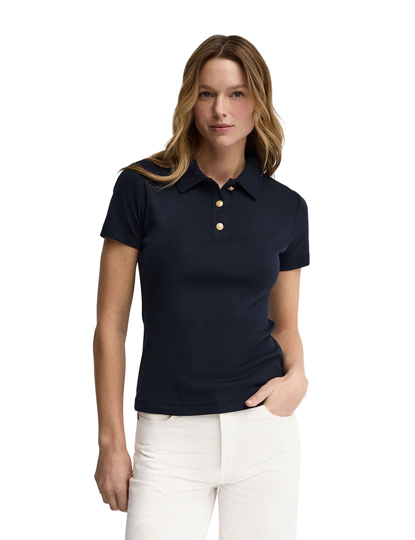 Pólo Slim Fit Azul