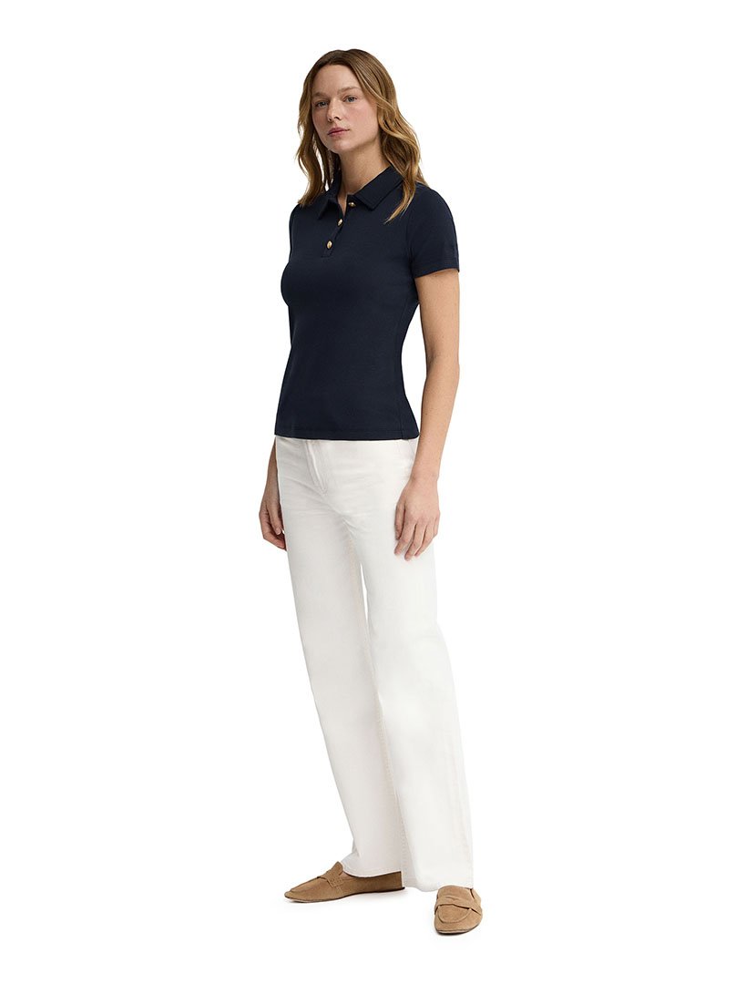 Pólo Slim Fit Azul