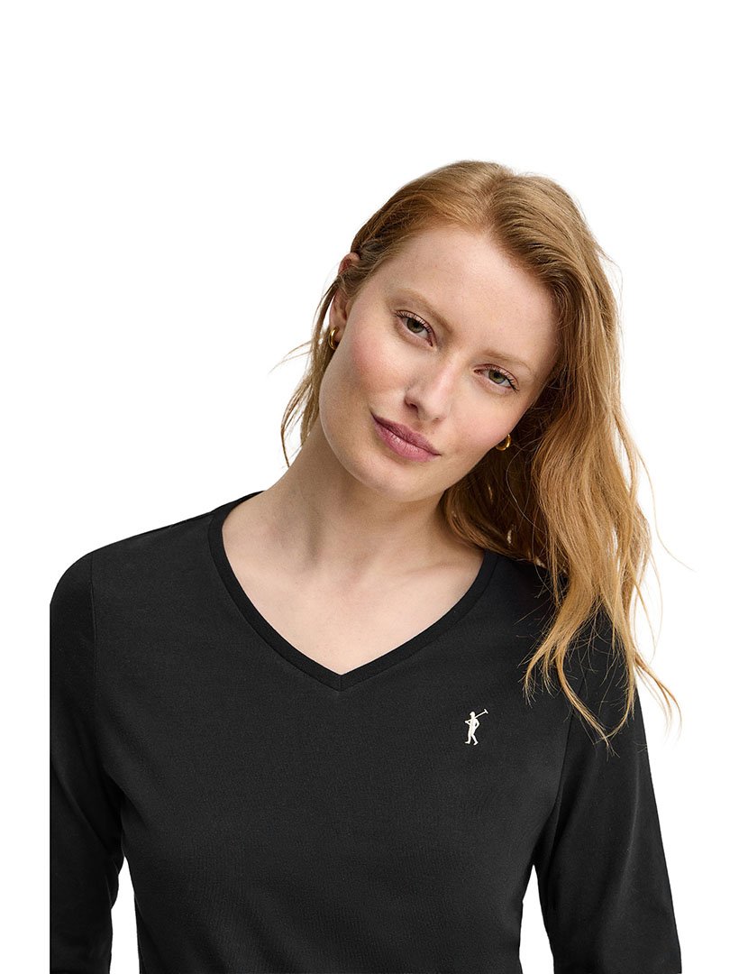 Longsleeve Garda Regular Fit Preto