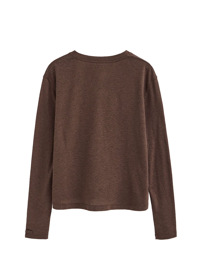 Longsleeve Giverny Regular Fit Castanho