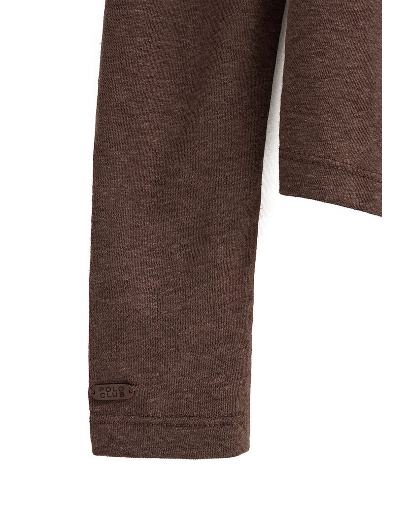 Longsleeve Giverny Regular Fit Castanho