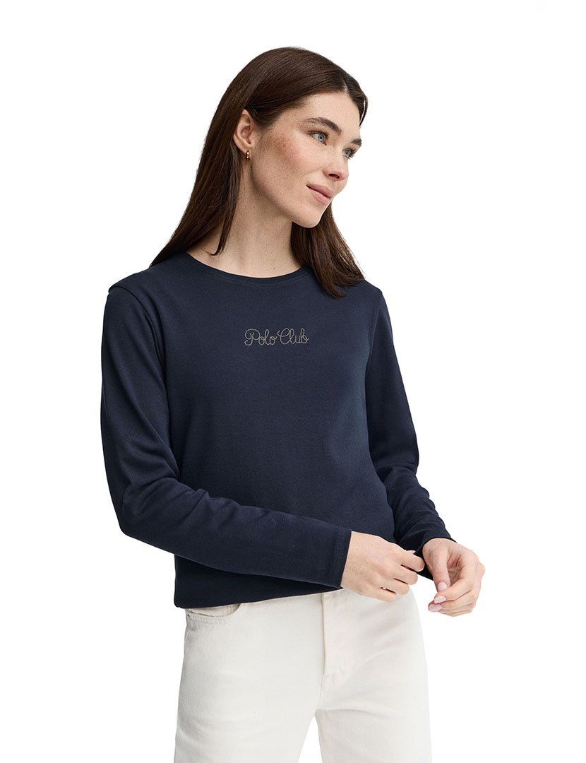 Longsleeve Estrella Regular Fit Azul
