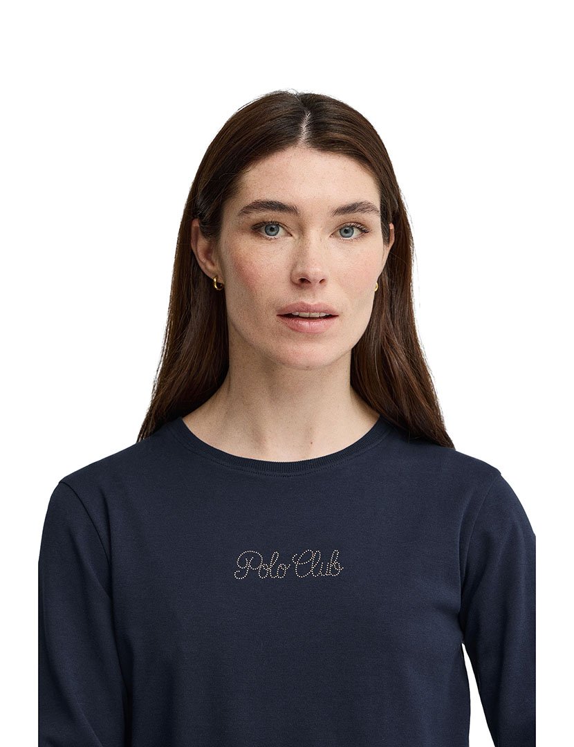 Longsleeve Estrella Regular Fit Azul