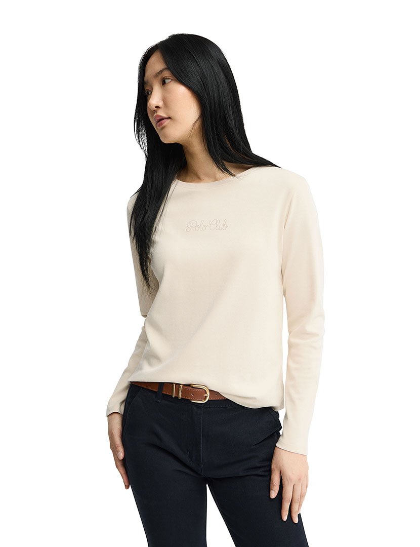 Longsleeve Estrella Regular Fit Bege