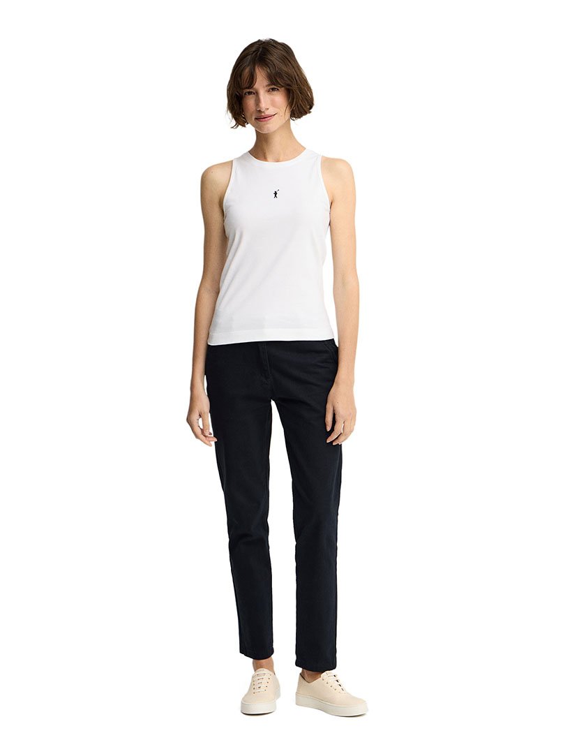 Top Slim Fit Branco