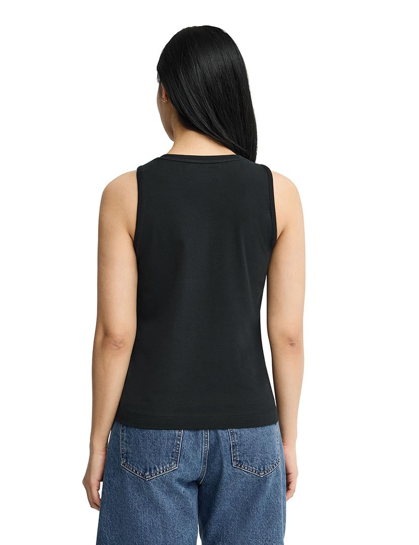Top Slim Fit Preto