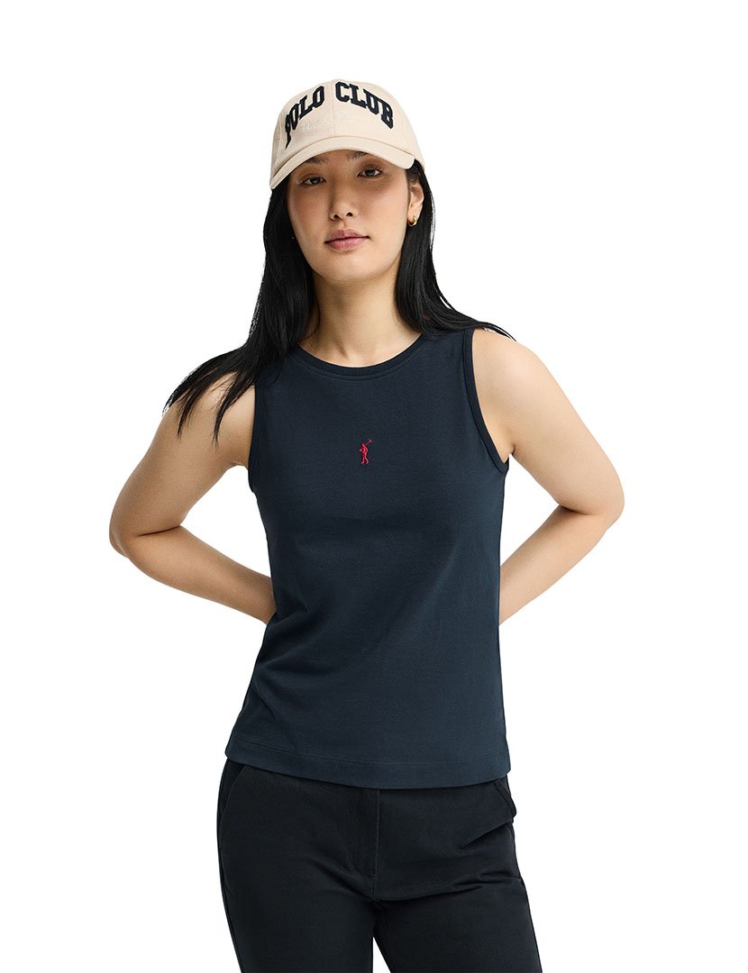 Top Slim Fit Azul