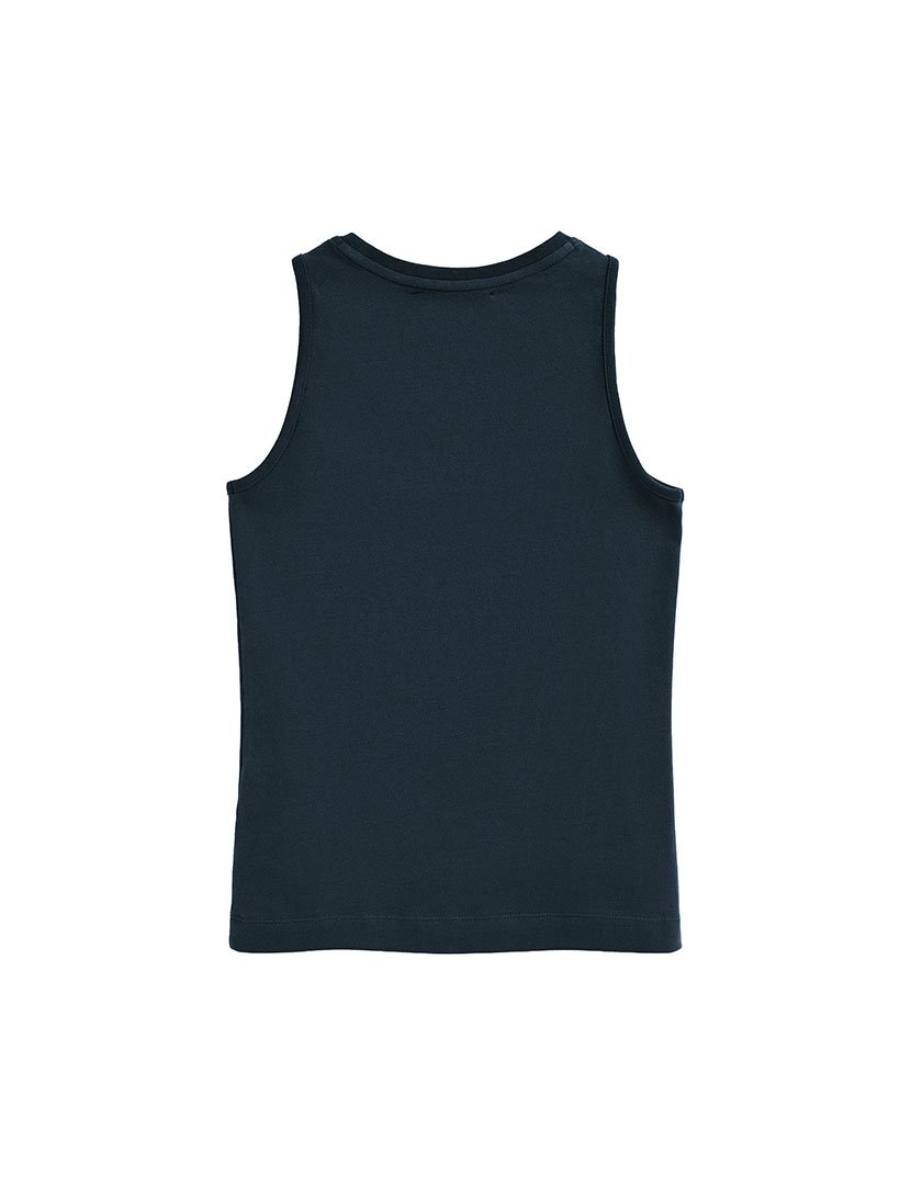 Top Slim Fit Azul