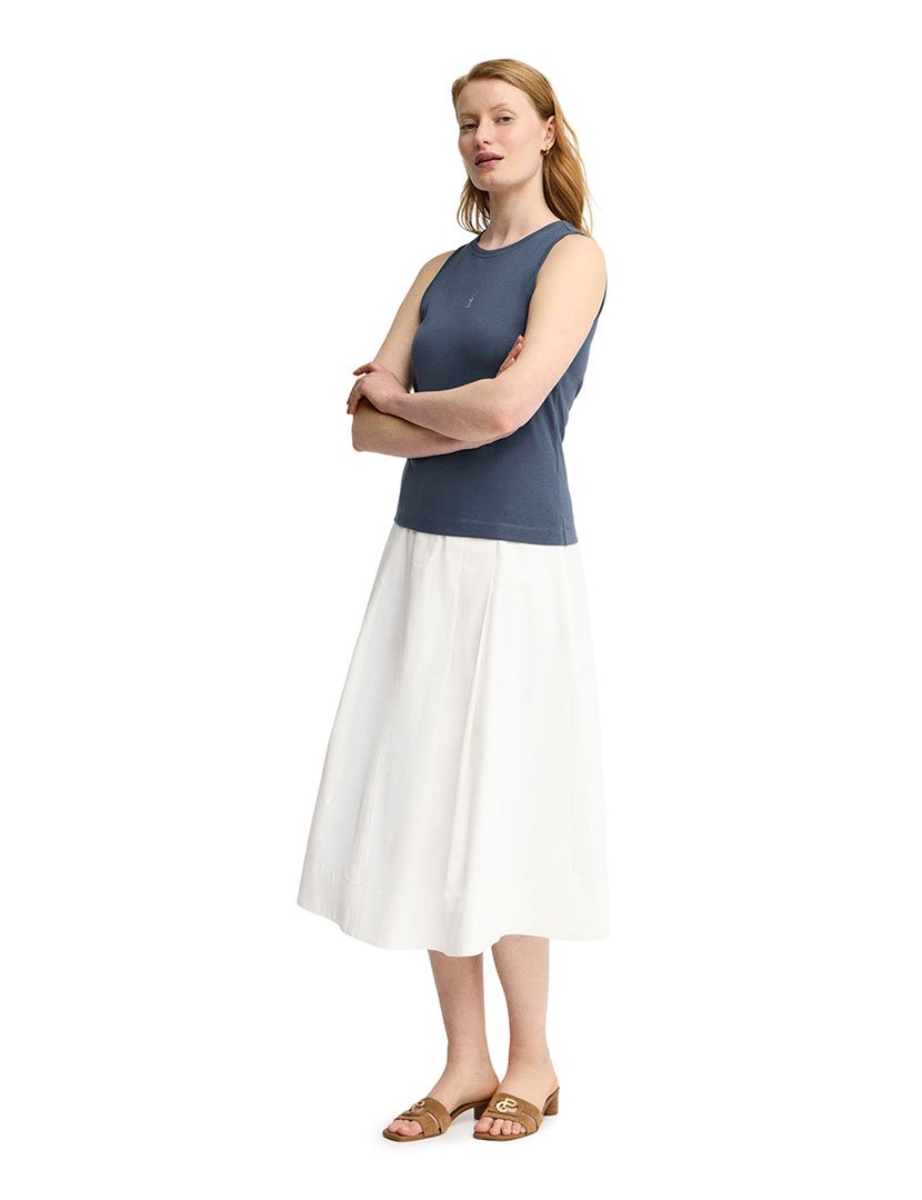 Top Slim Fit Azul