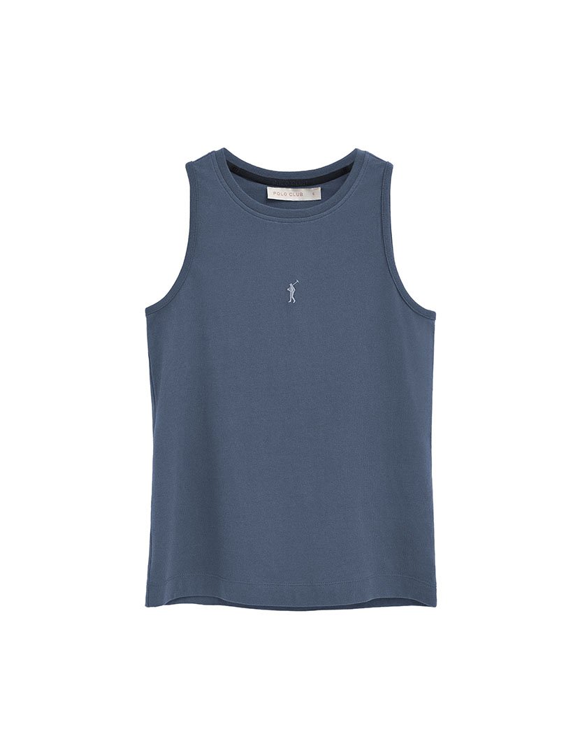 Top Slim Fit Azul