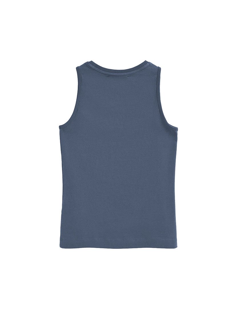 Top Slim Fit Azul