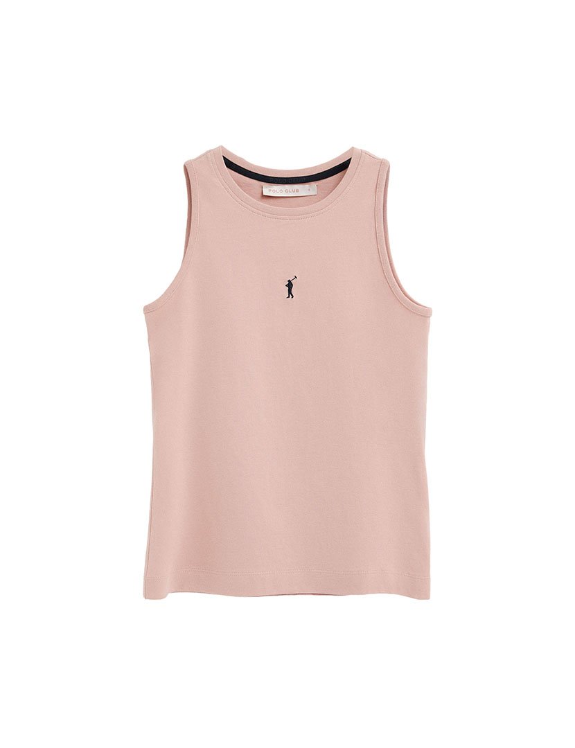Top Slim Fit Rosa Pálido