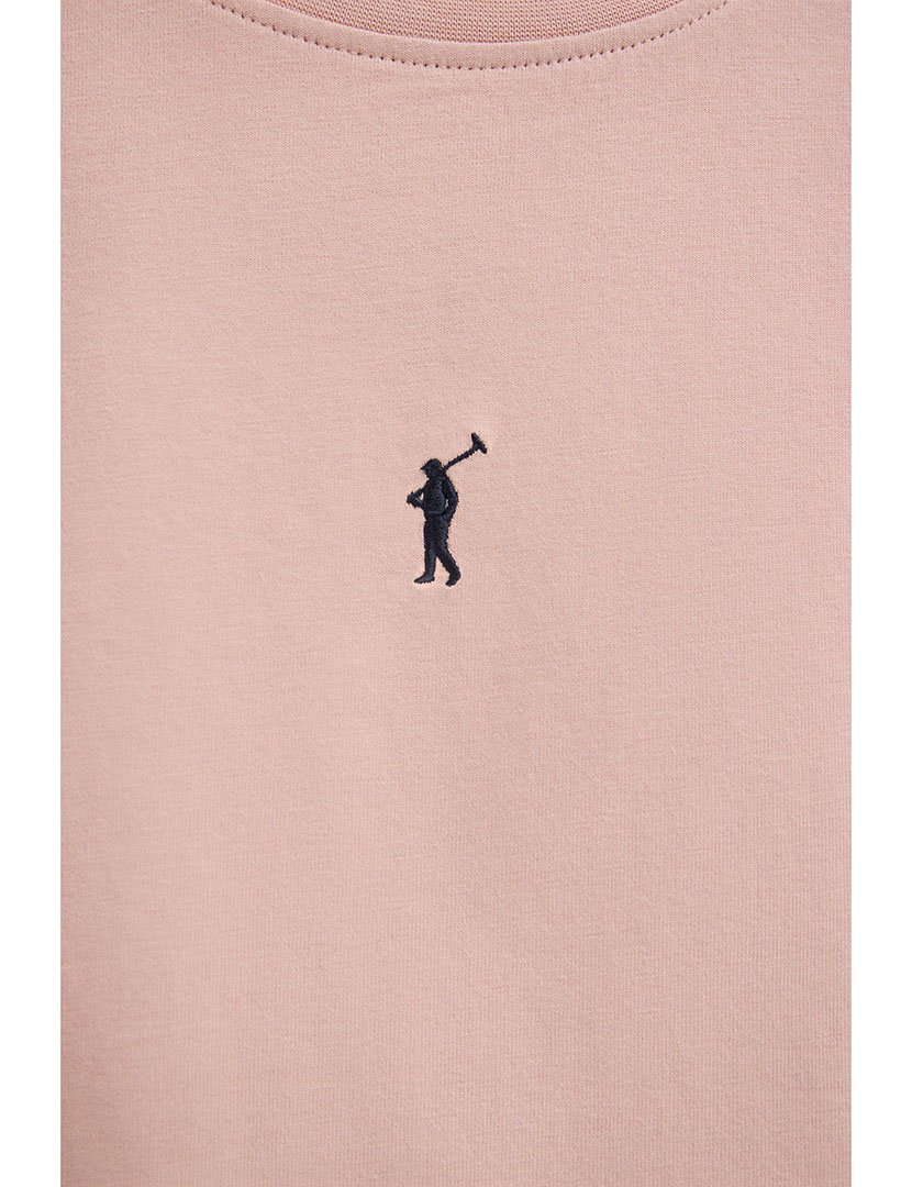 Top Slim Fit Rosa Pálido