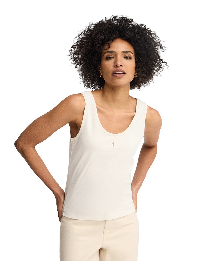 Top Slim Fit Branco