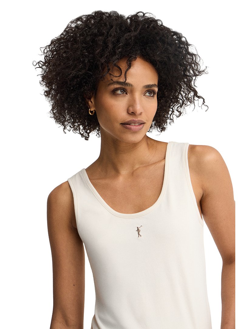 Top Slim Fit Branco