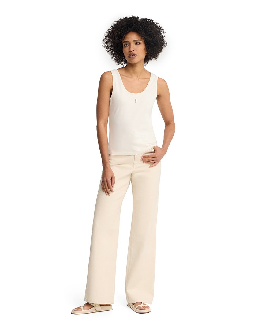 Top Slim Fit Branco