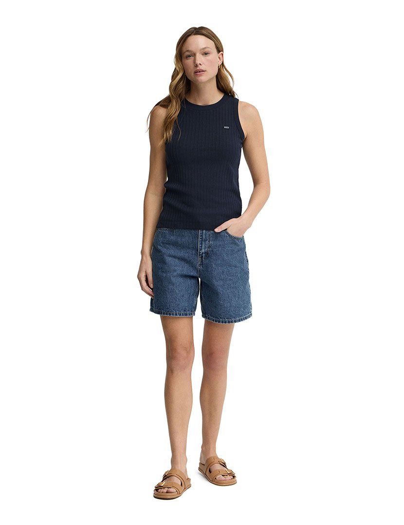Top Tamika Slim Fit Azul