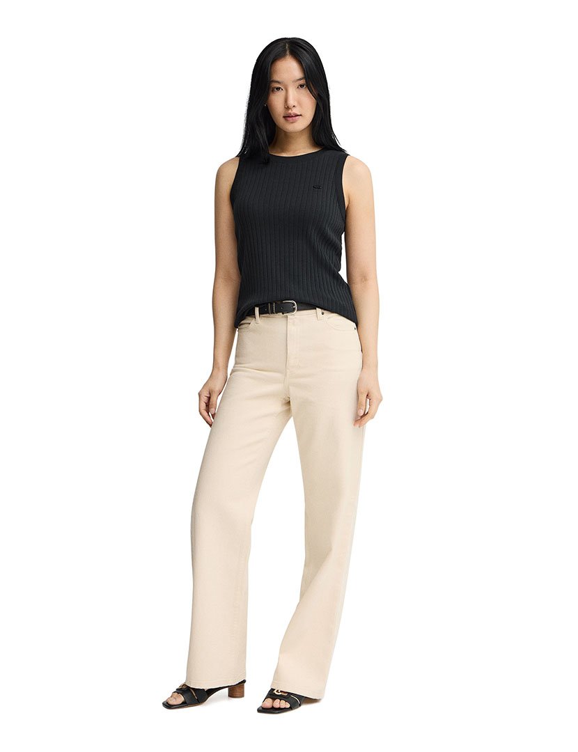 Top Tamika Slim Fit Preto