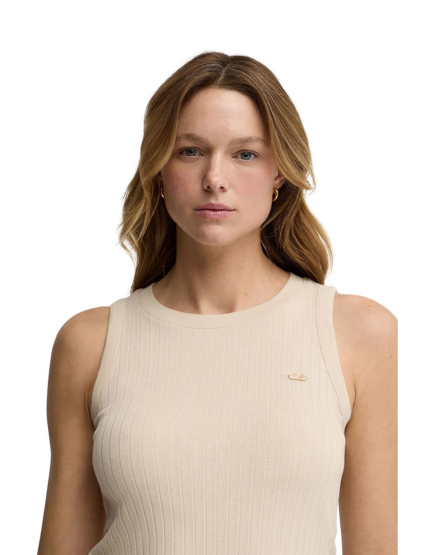 Top Tamika Slim Fit Bege