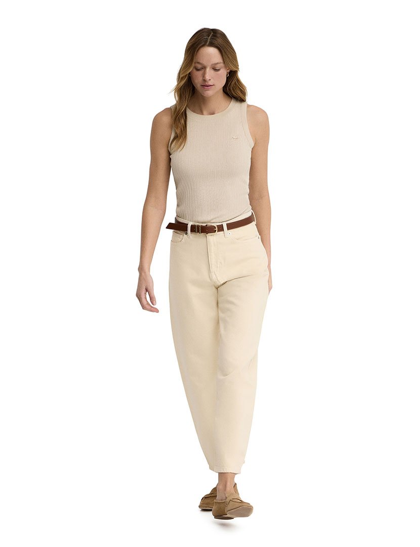 Top Tamika Slim Fit Bege