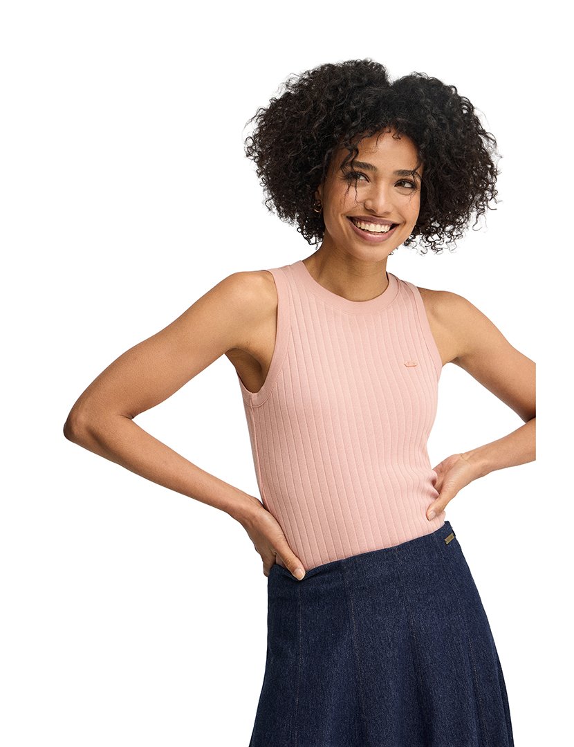 Top Tamika Slim Fit Rosa Pálido