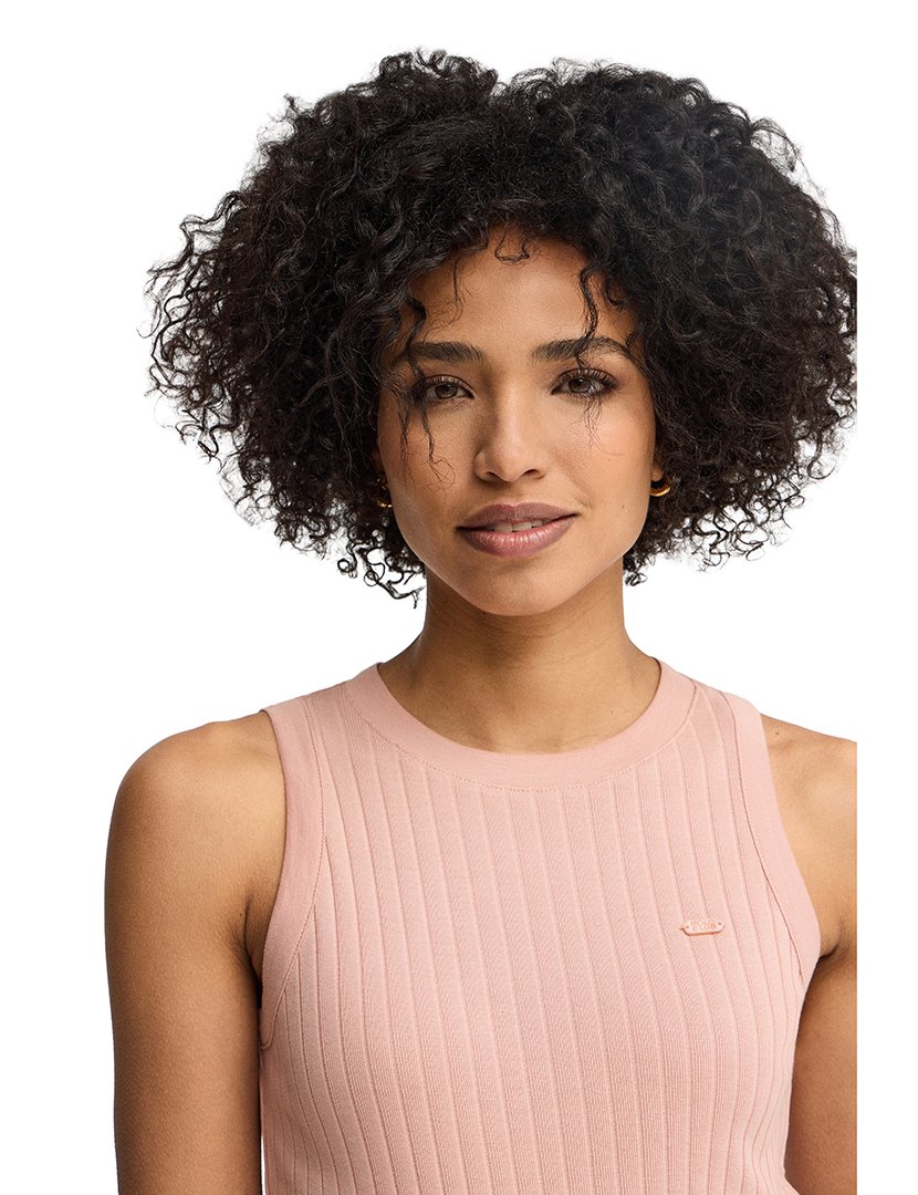 Top Tamika Slim Fit Rosa Pálido