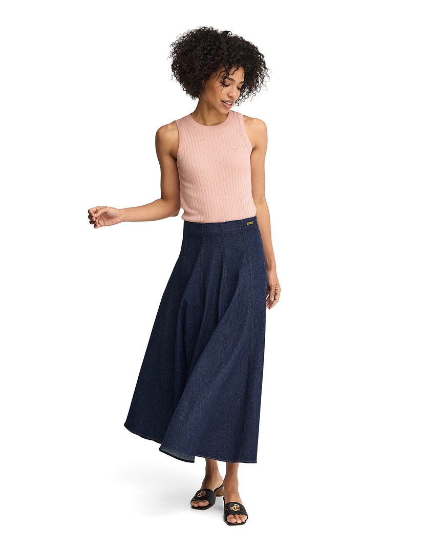 Top Tamika Slim Fit Rosa Pálido
