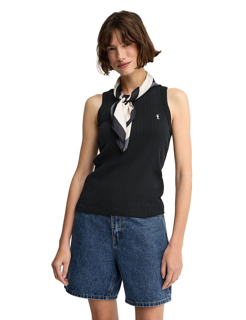 Top Tokisha Slim Fit Preto