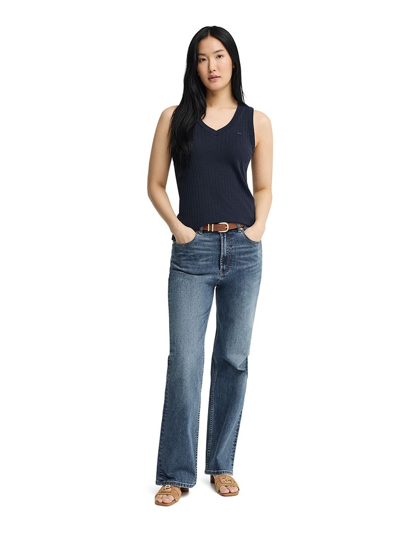 Top Takira Slim Fit Azul