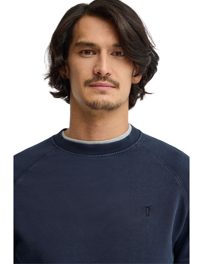 Sweatshirt Relaxed Fit Azul