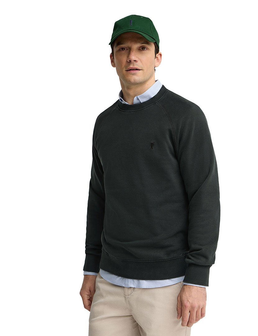 Sweatshirt Relaxed Fit Preto