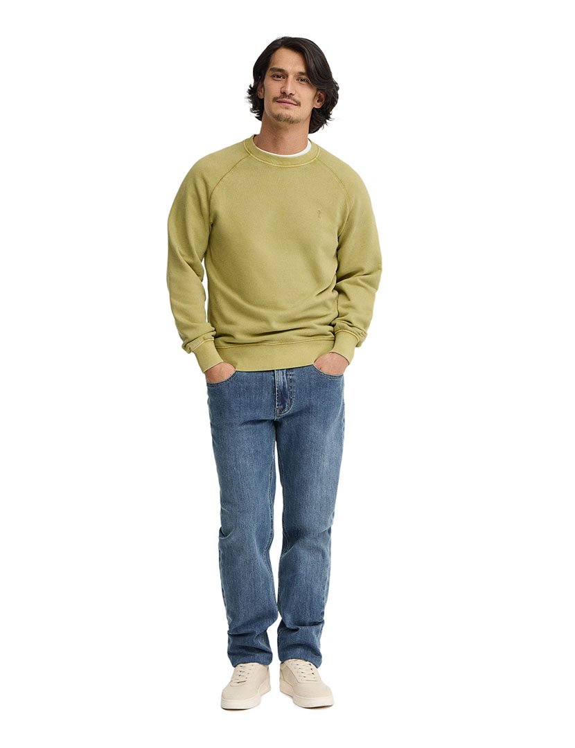 Sweatshirt Relaxed Fit Verde