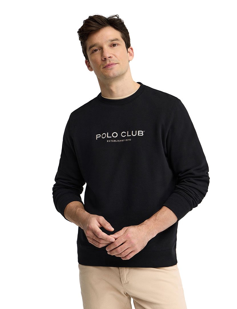 Sweatshirt Relaxed Fit Preto