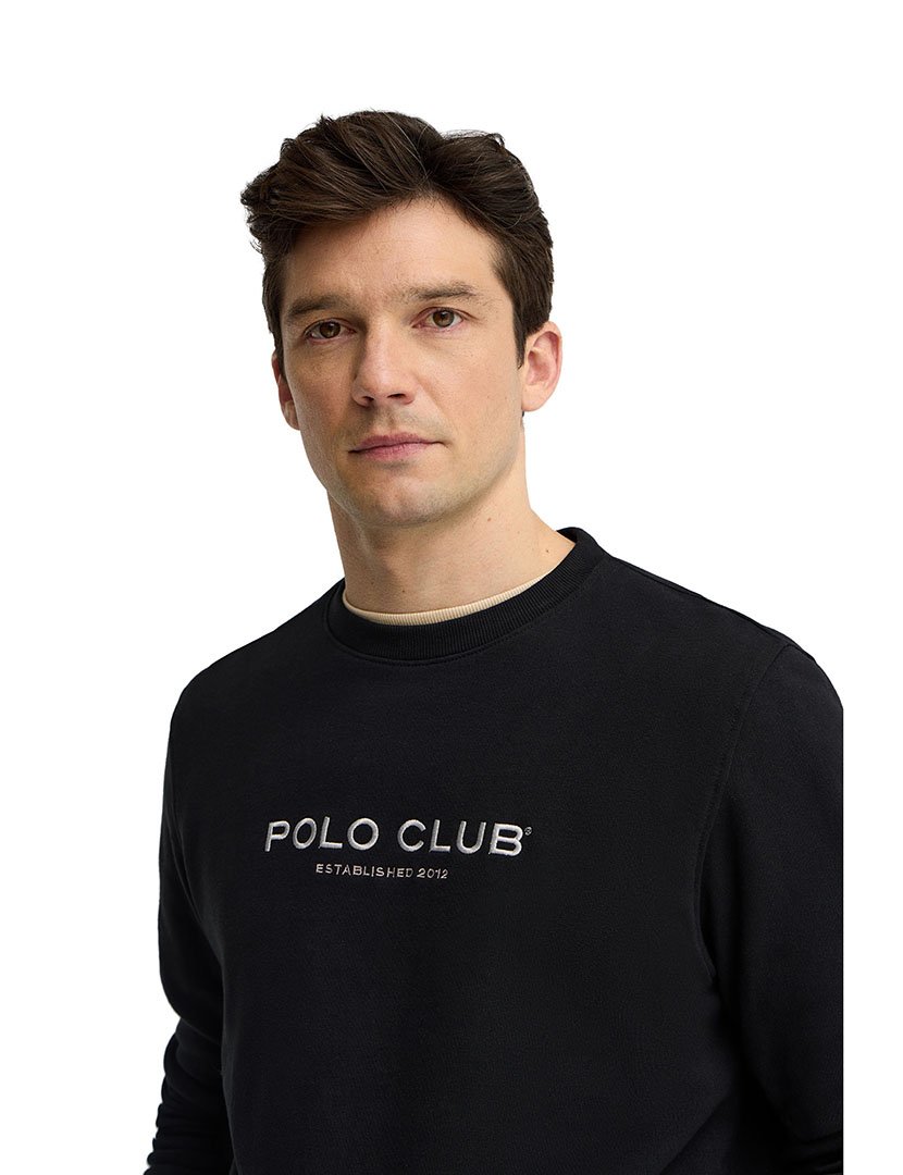 Sweatshirt Relaxed Fit Preto