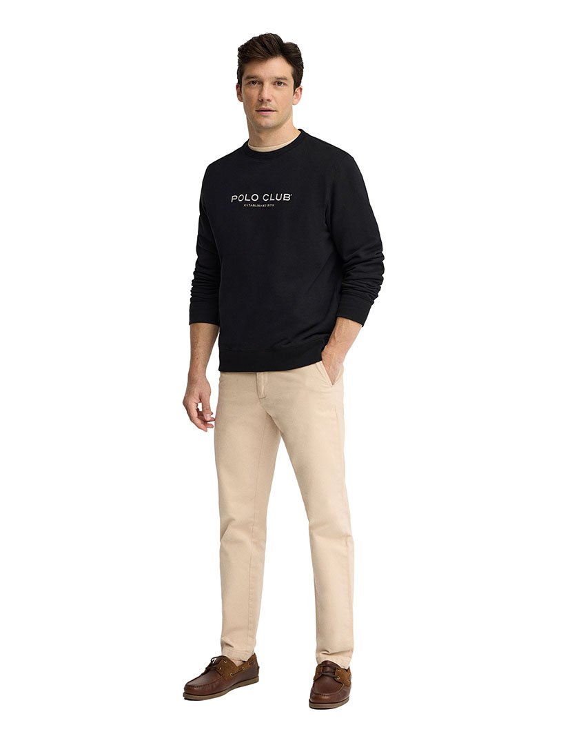 Sweatshirt Relaxed Fit Preto