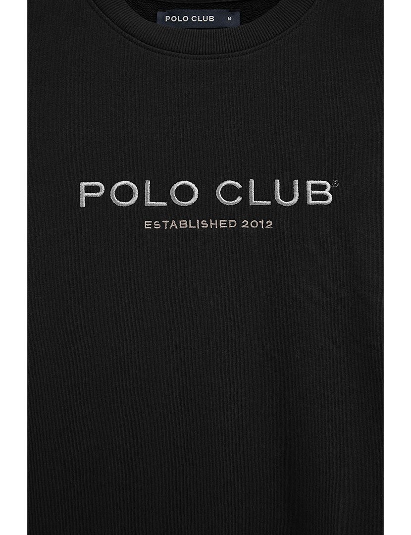 Sweatshirt Relaxed Fit Preto