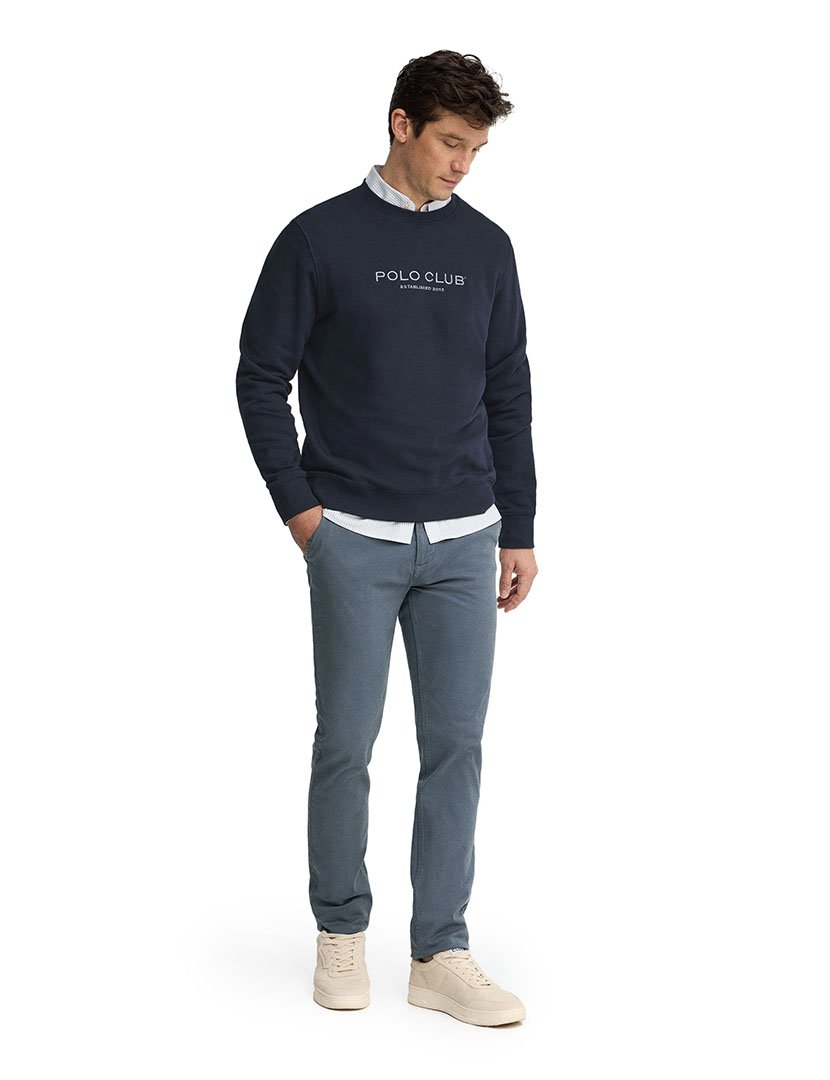 Sweatshirt Relaxed Fit Azul