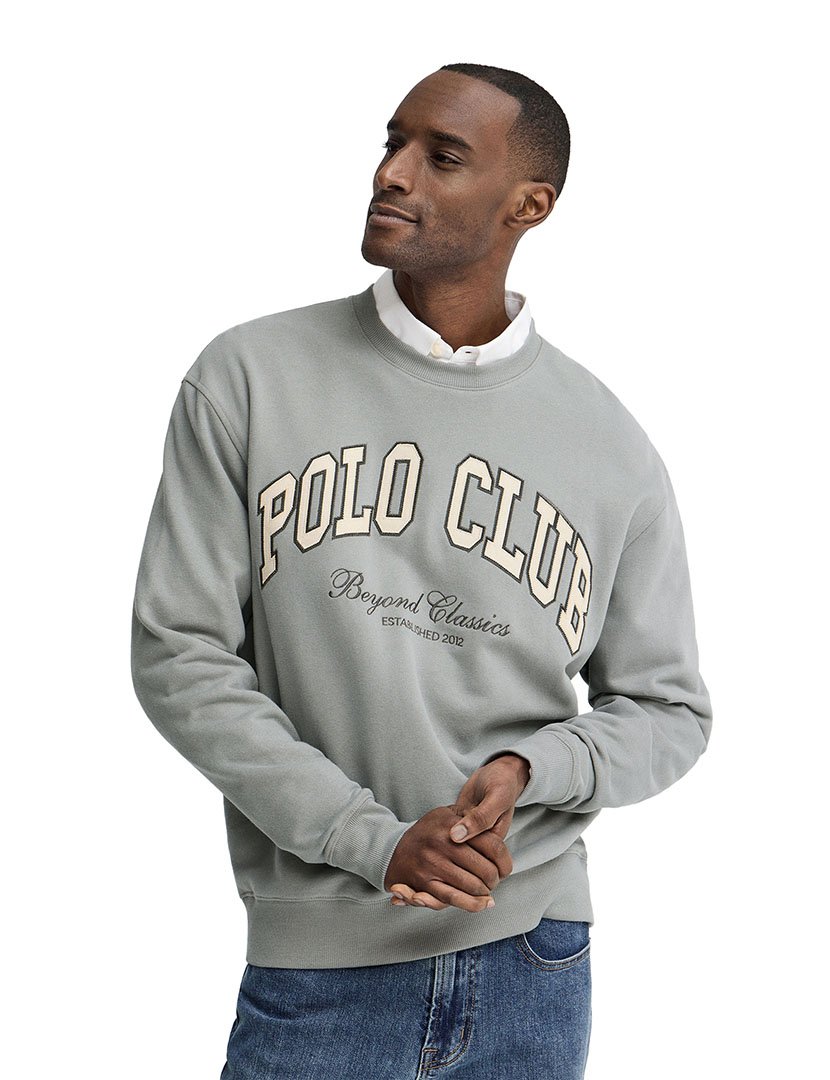 Sweatshirt Oversize Fit Cinzento