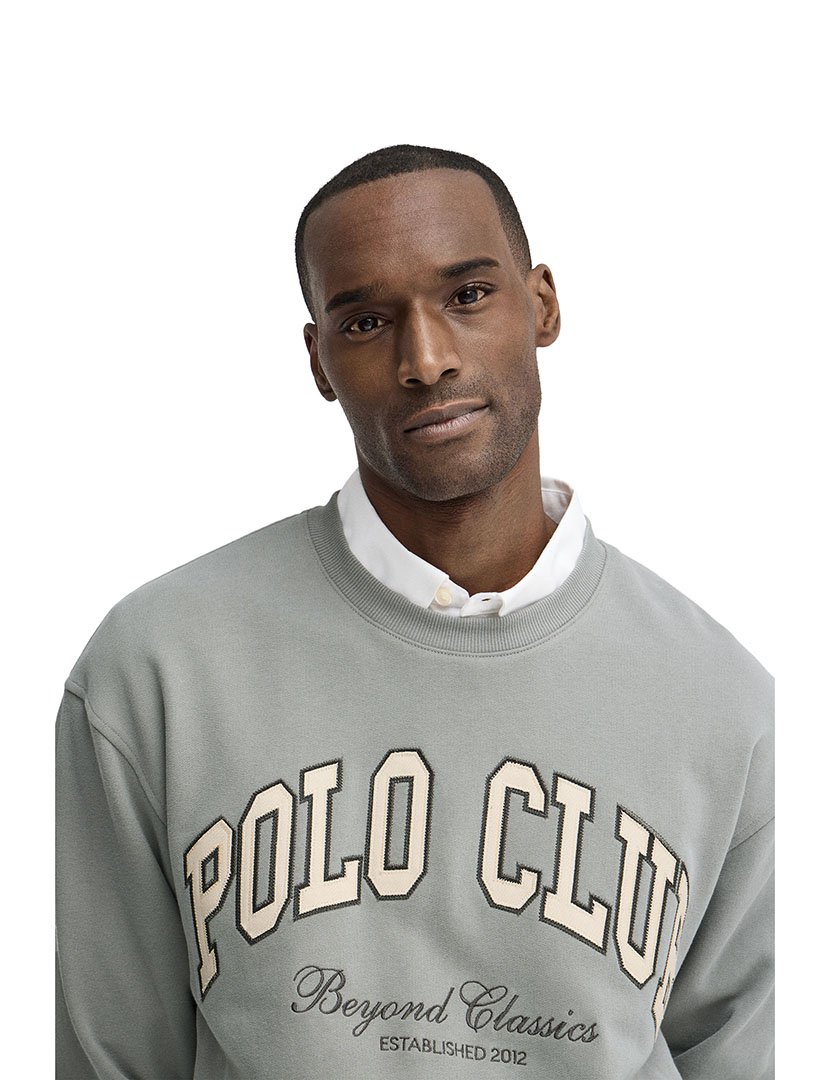 Sweatshirt Oversize Fit Cinzento