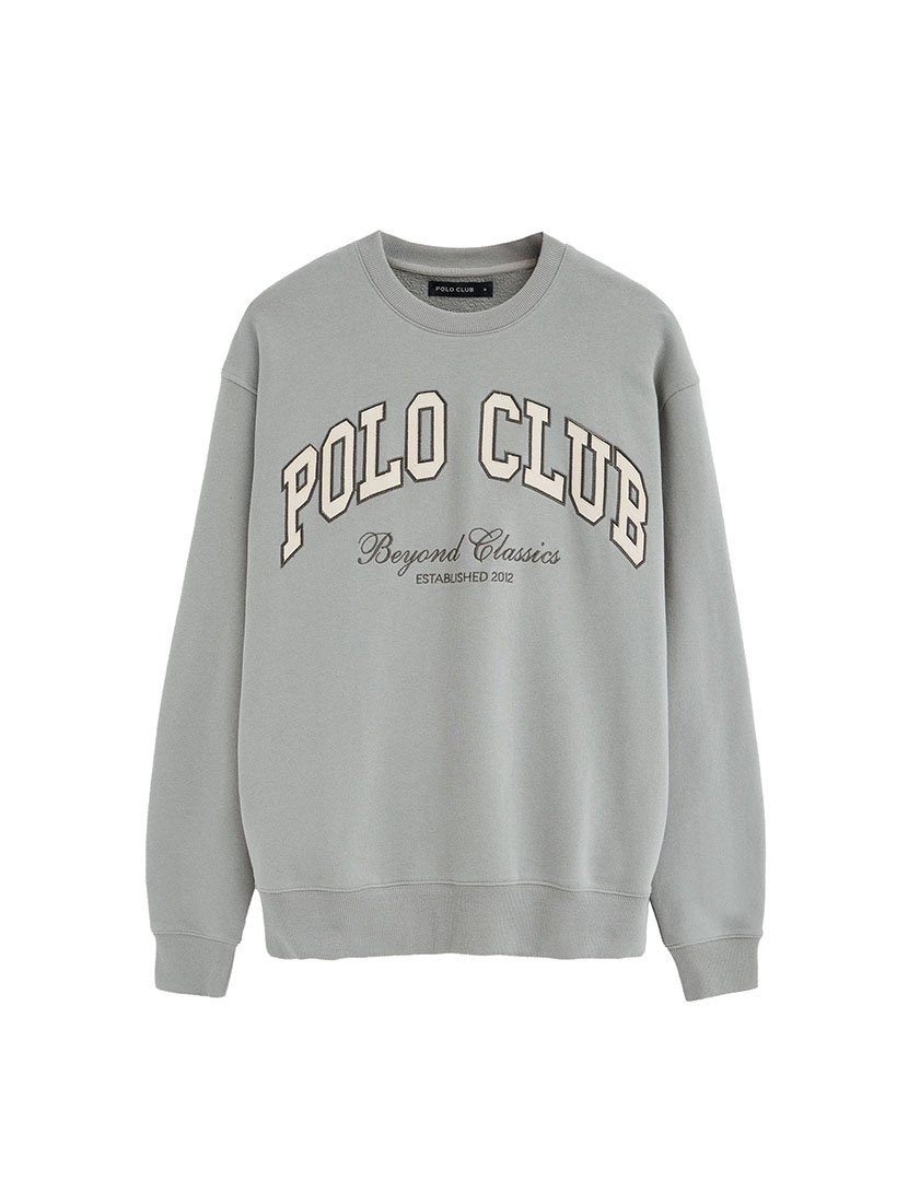 Sweatshirt Oversize Fit Cinzento