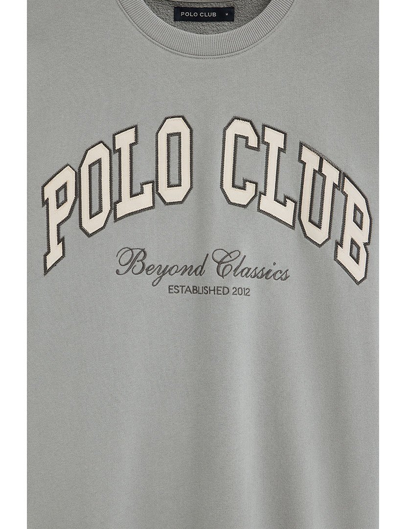 Sweatshirt Oversize Fit Cinzento